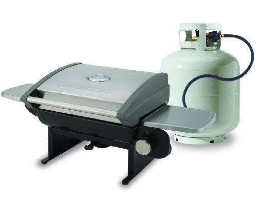 Portable Propane Gas Grill with 150 sq. in. Cooking Surface and Tote Cover S91501