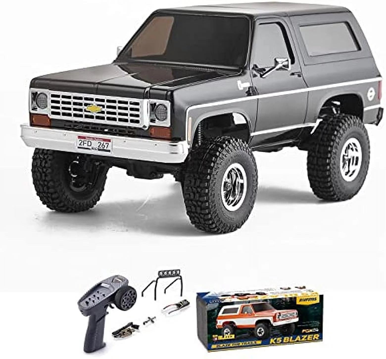 Black 1/24 RC Crawler 4WD Off-Road RC Model R58406