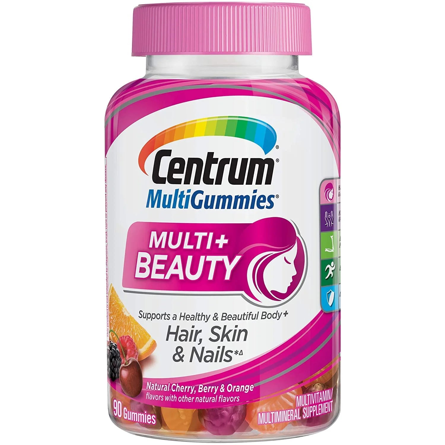 Multi-Flavored Women's Multivitamin Gummies, 90 Ct A60751