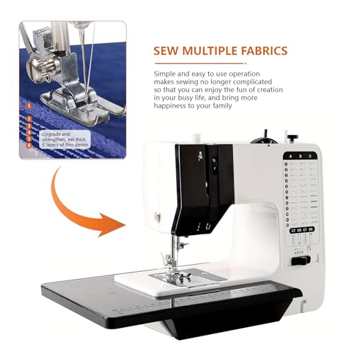 38 Stitch Patterns Sewing Machine with Sewinglight H297994