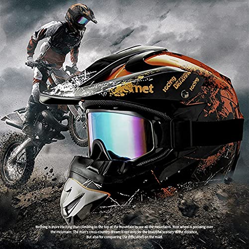DOT Certified Full Face Motorcycle Helmet with Built-in Speaker I298