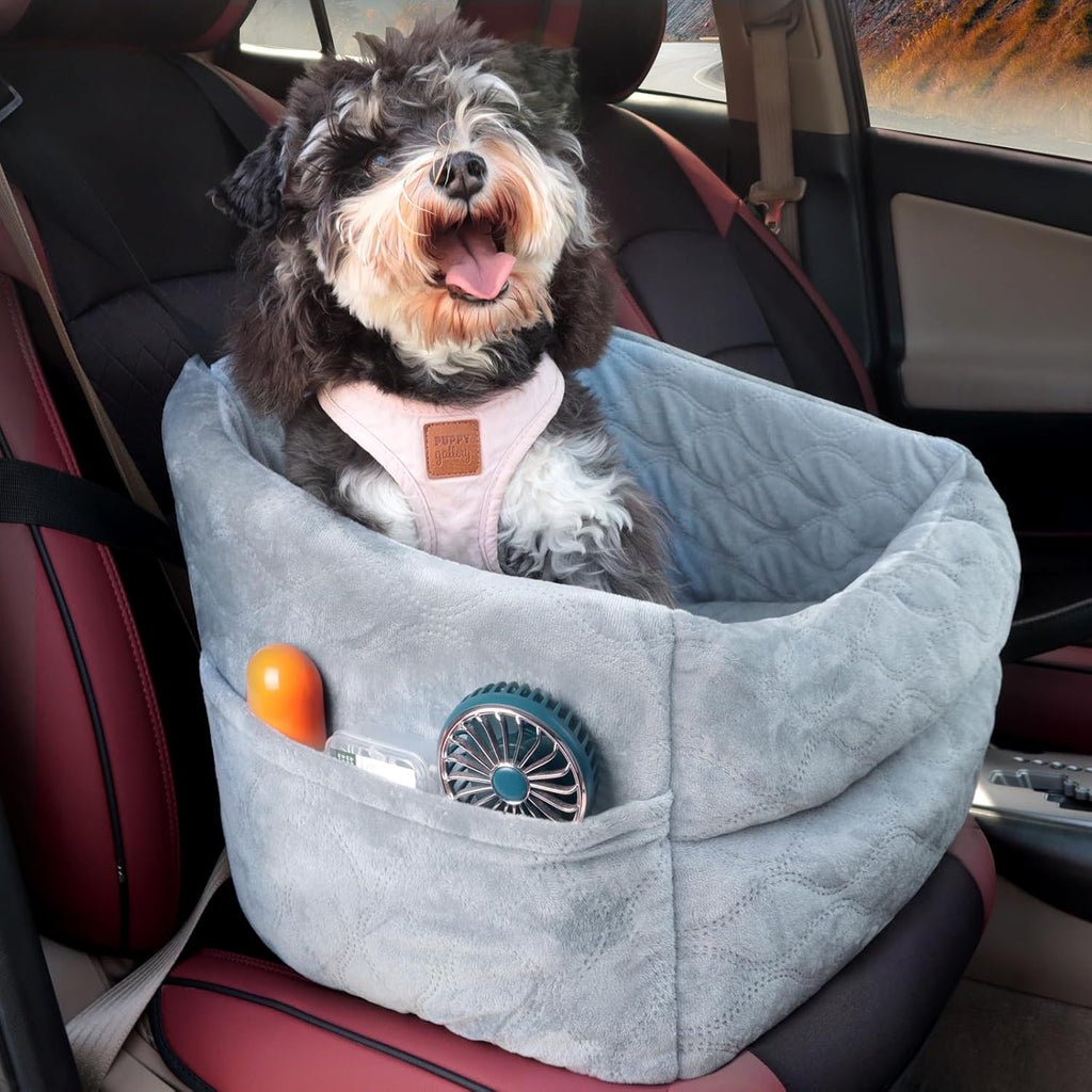 Washable Dog Booster Car Seat with Memory Foam Cushion Q9941