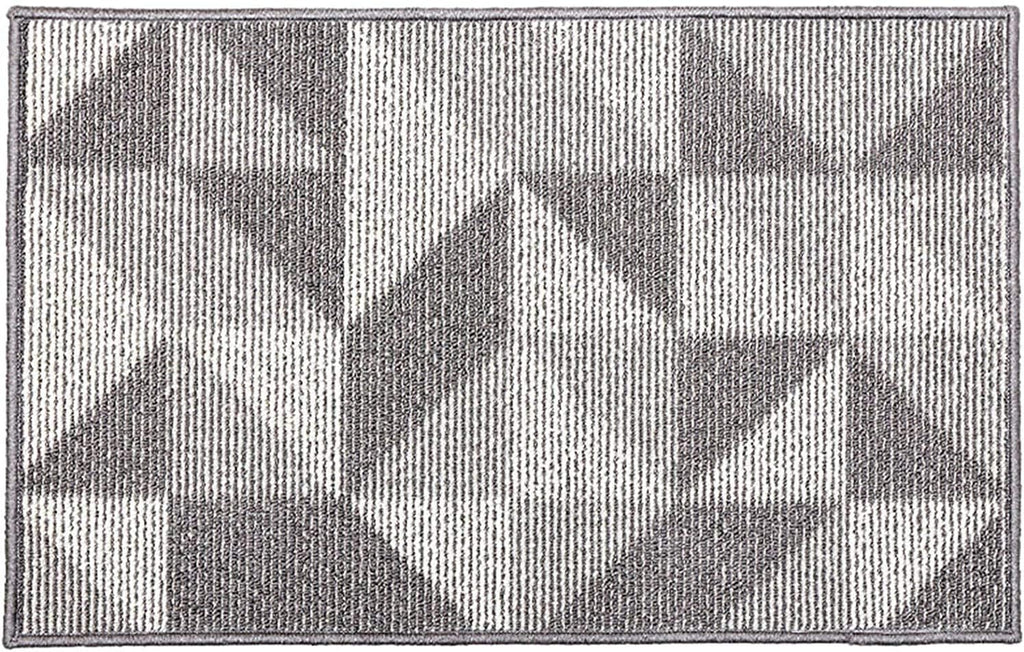 Gray 24 x 36 Inch Non Slip Indoors Doormat T281302