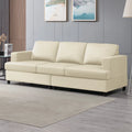 Beige Fabric 3-Seater Sofa J30464