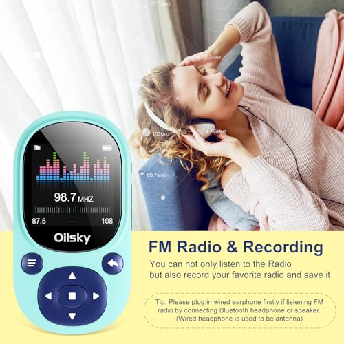 64GB Bluetooth MP3 Player with Clip X47661