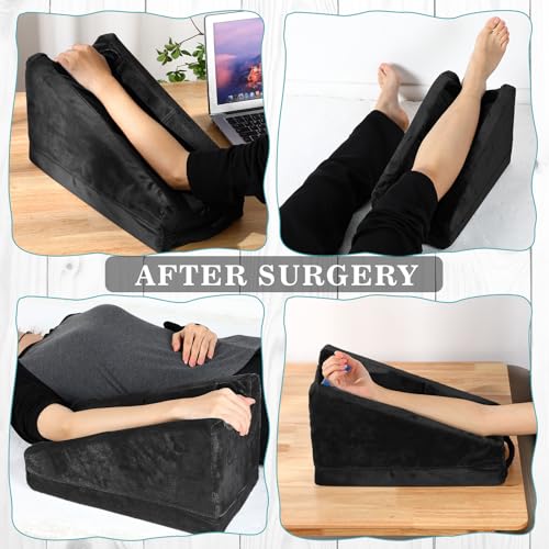 Dark Gray Arm Elevation Pillow with High Density Foam I552990