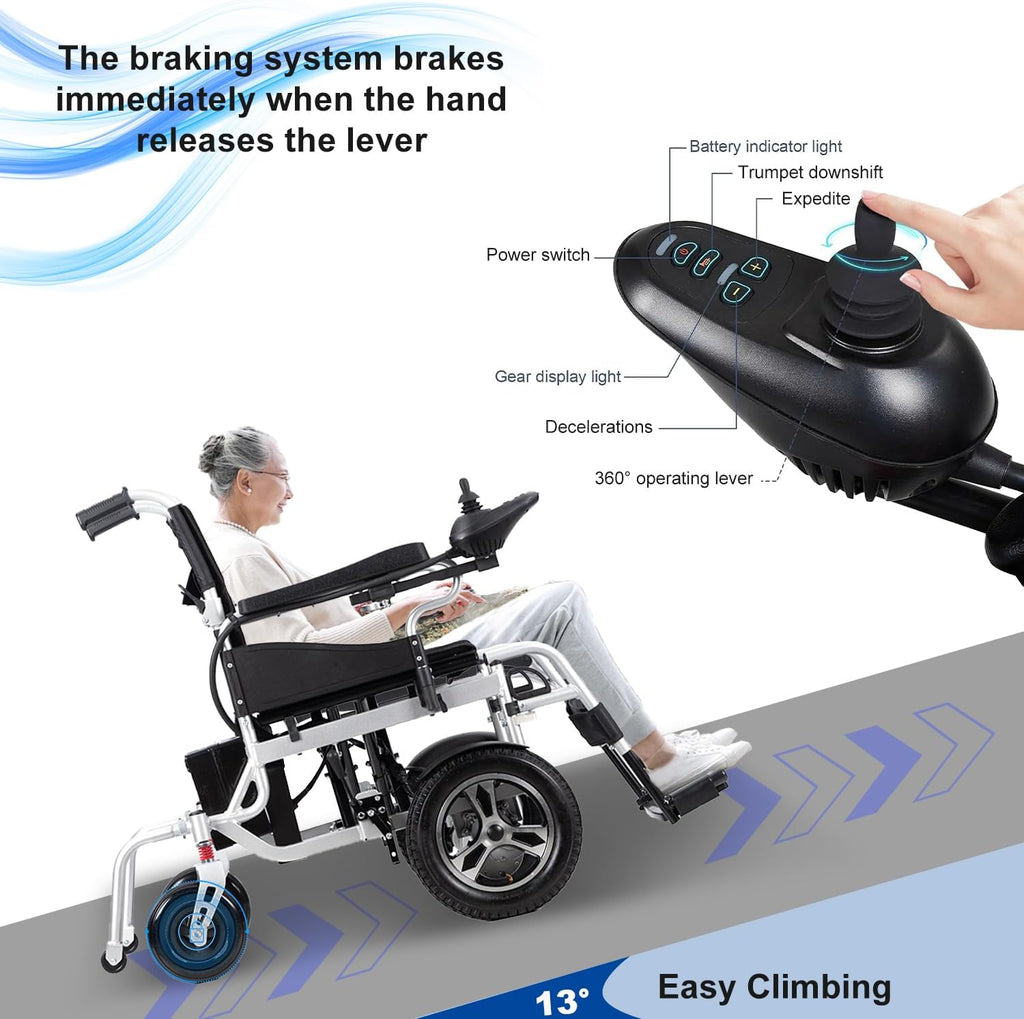 Lightweight Foldable Electric Wheelchair X6209
