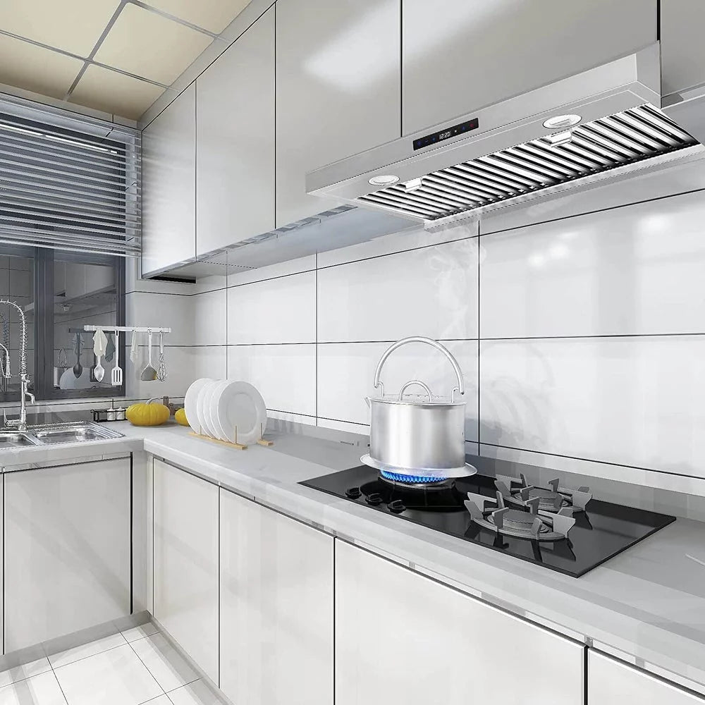 30 inch Stainless Steel Under Cabinet Range Hood with Dual Motors 600 CFM Q813953