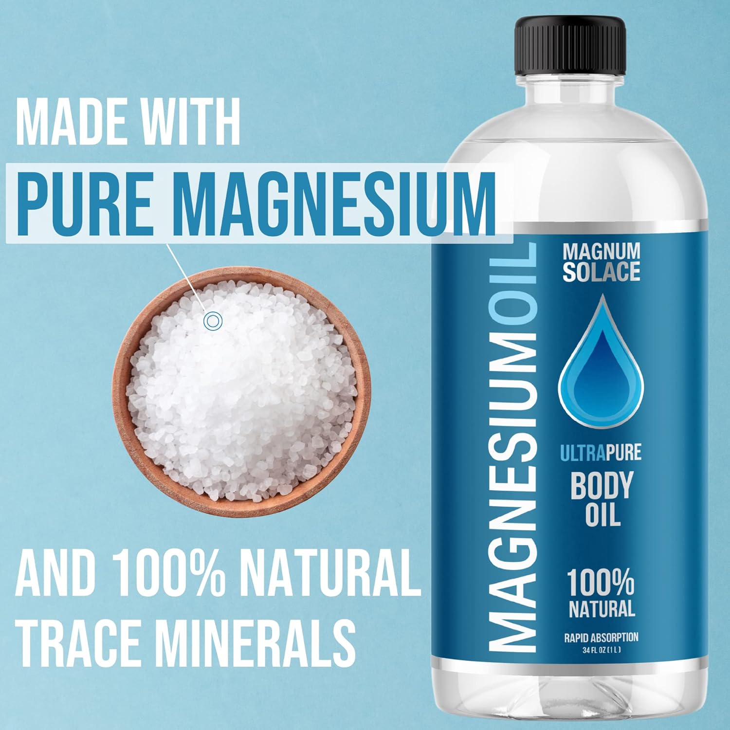 Magnesium Oil 1 Liter (34 oz) J509954