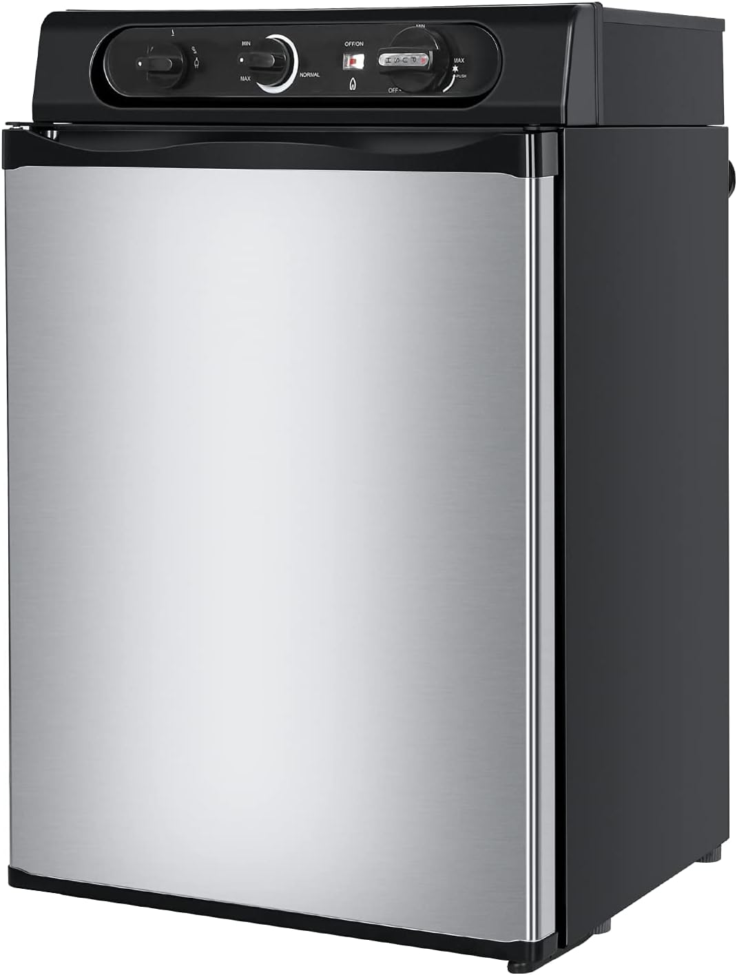 Black 2.1 Cu.Ft Propane Refrigerator 3 Way 120V 12V LPG K85635
