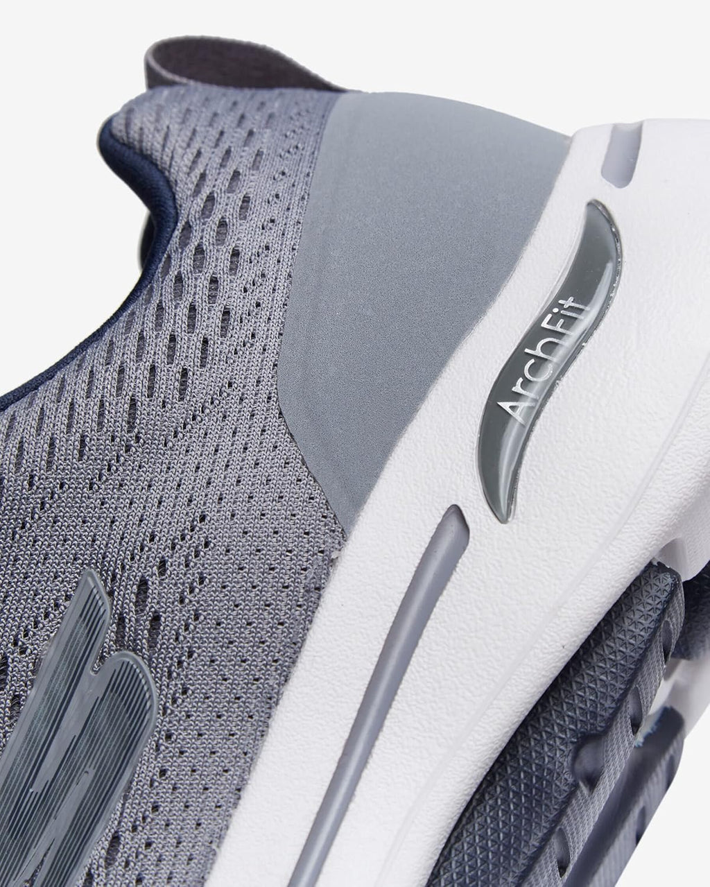 Grey Navy Athletic Walking Shoe K798199