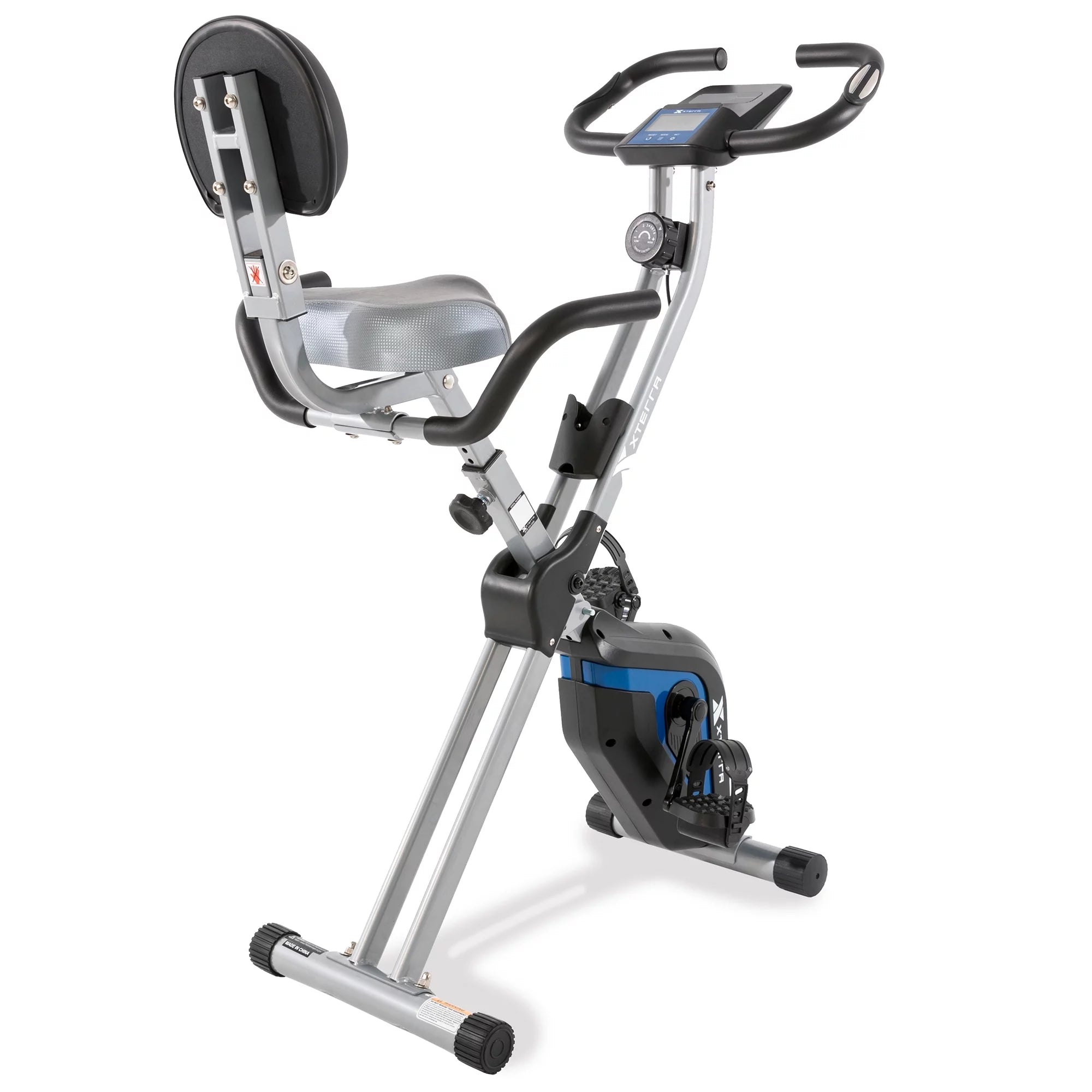 Compact Stationary Upright Folding Bike with Magnetic Resistance J326783