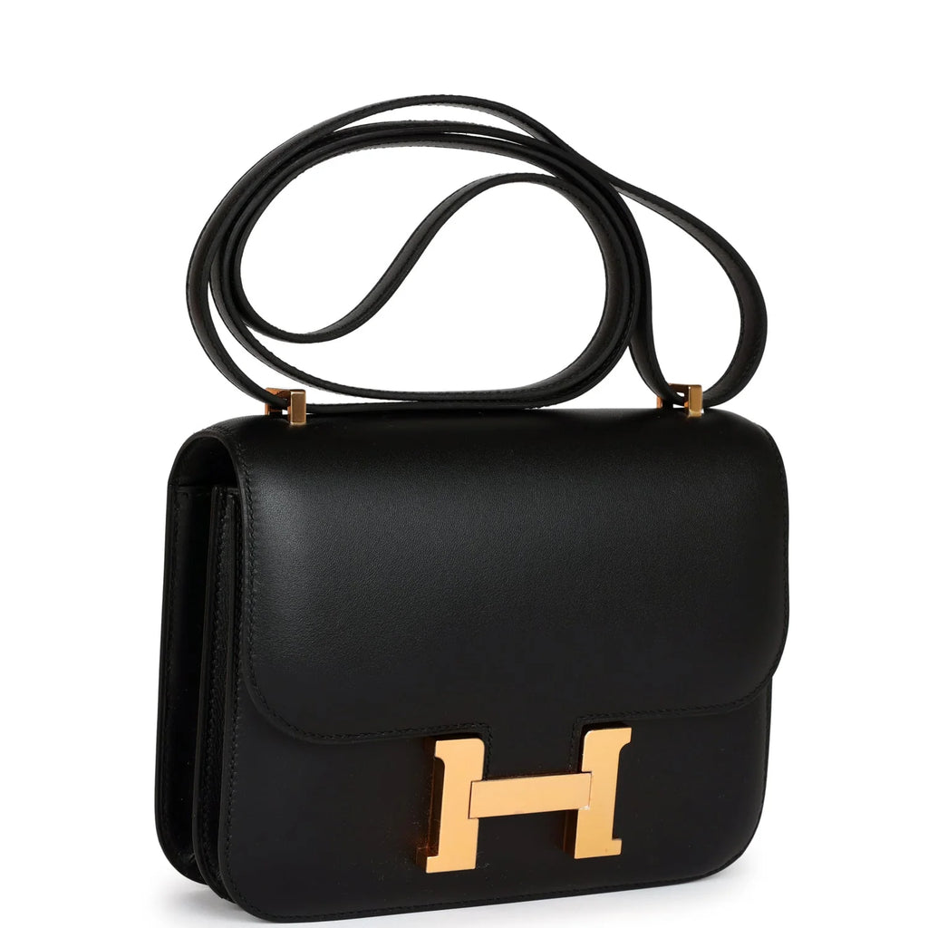 Black Veau Monsieur Rose Gold Hardware Bag A94516