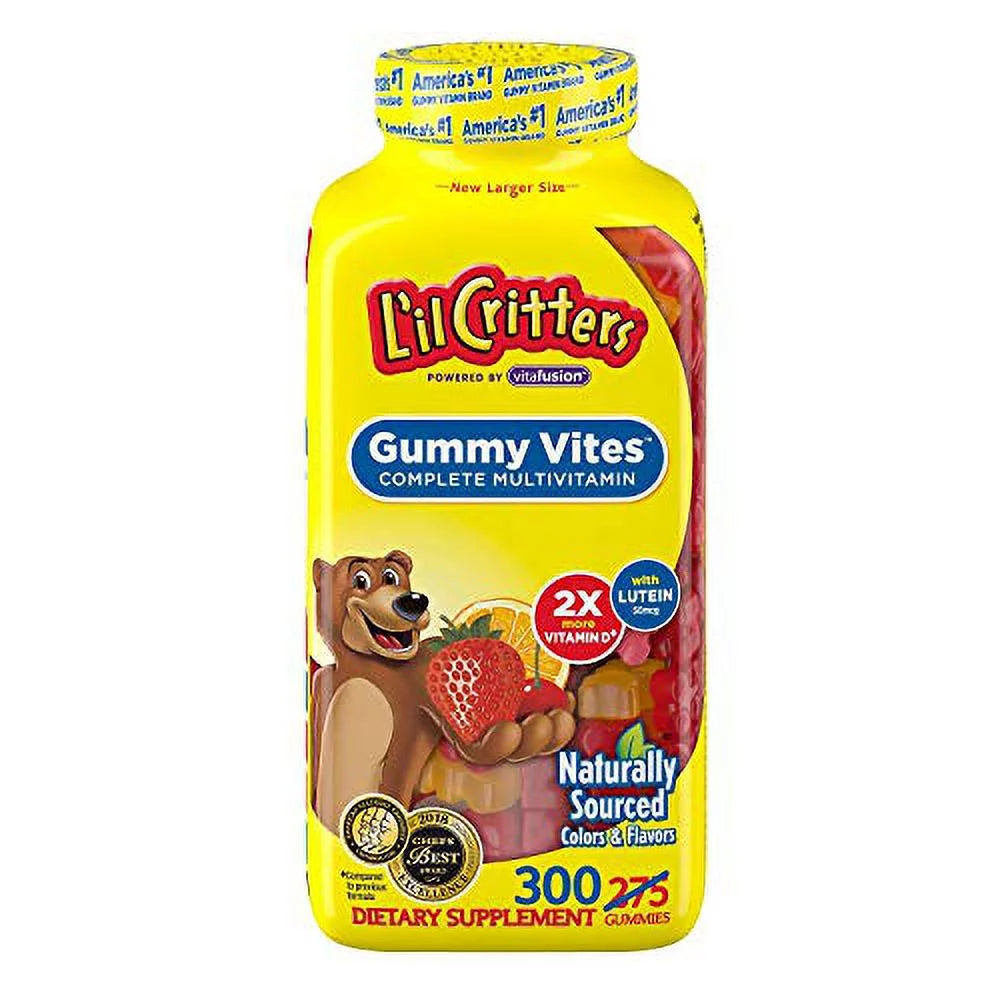 275 Count Children's Chewable Gummy Bear Multivitamin Dietary Supplement K79372