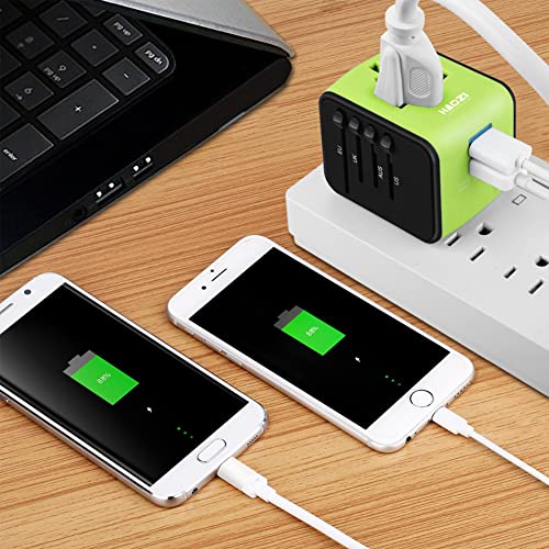 Universal Travel Adapter with UK/US/AUS/EU Plugs and Socket E304