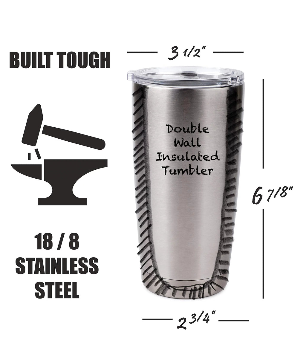 16 Oz. Stainless Steel Vacuum Insulated Tumbler with Spill Proof Lid K70133