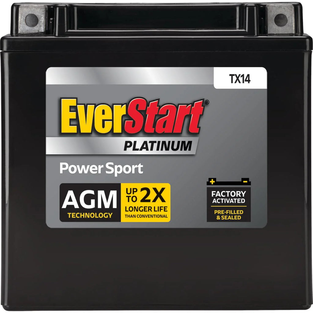 Group Size TX14 12 Volt 200 CCA AGM Power Sport Battery S7004