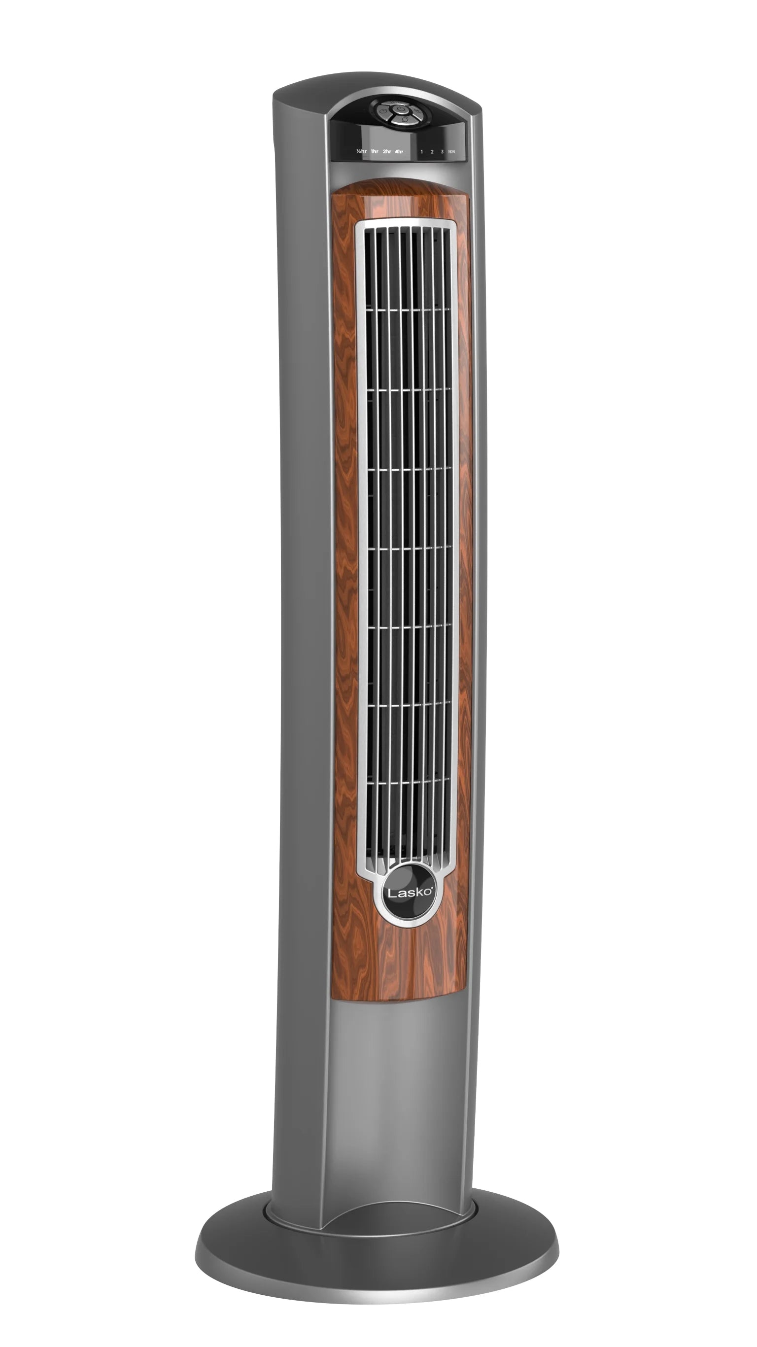 42 Wind Curve Tower Fan with Ionizer, Timer and Remote, Gray B341
