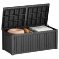 Gray UV Resistant Outdoor Storage Box Y395811