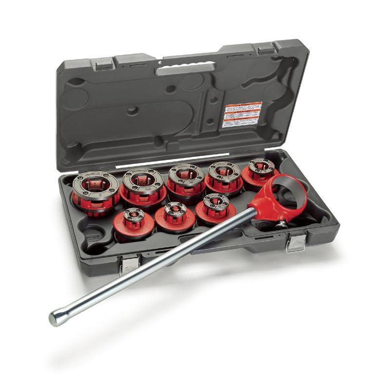 1/2x22 1-1/4x22 NPT Exposed Ratchet Threader Set P2934