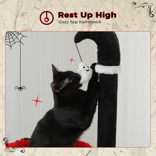 Grey Cat Tree with 2 Condos and Scratching Posts Q758