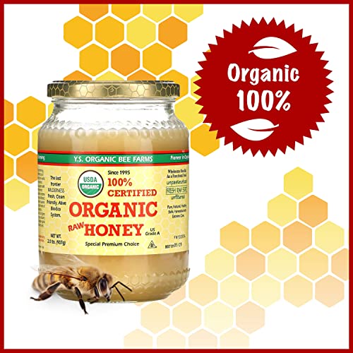 1 Lb Organic Raw Honey N813537