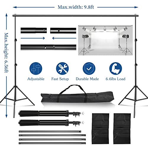2x3m Adjustable Backdrop Stand with Carry Bag K849621