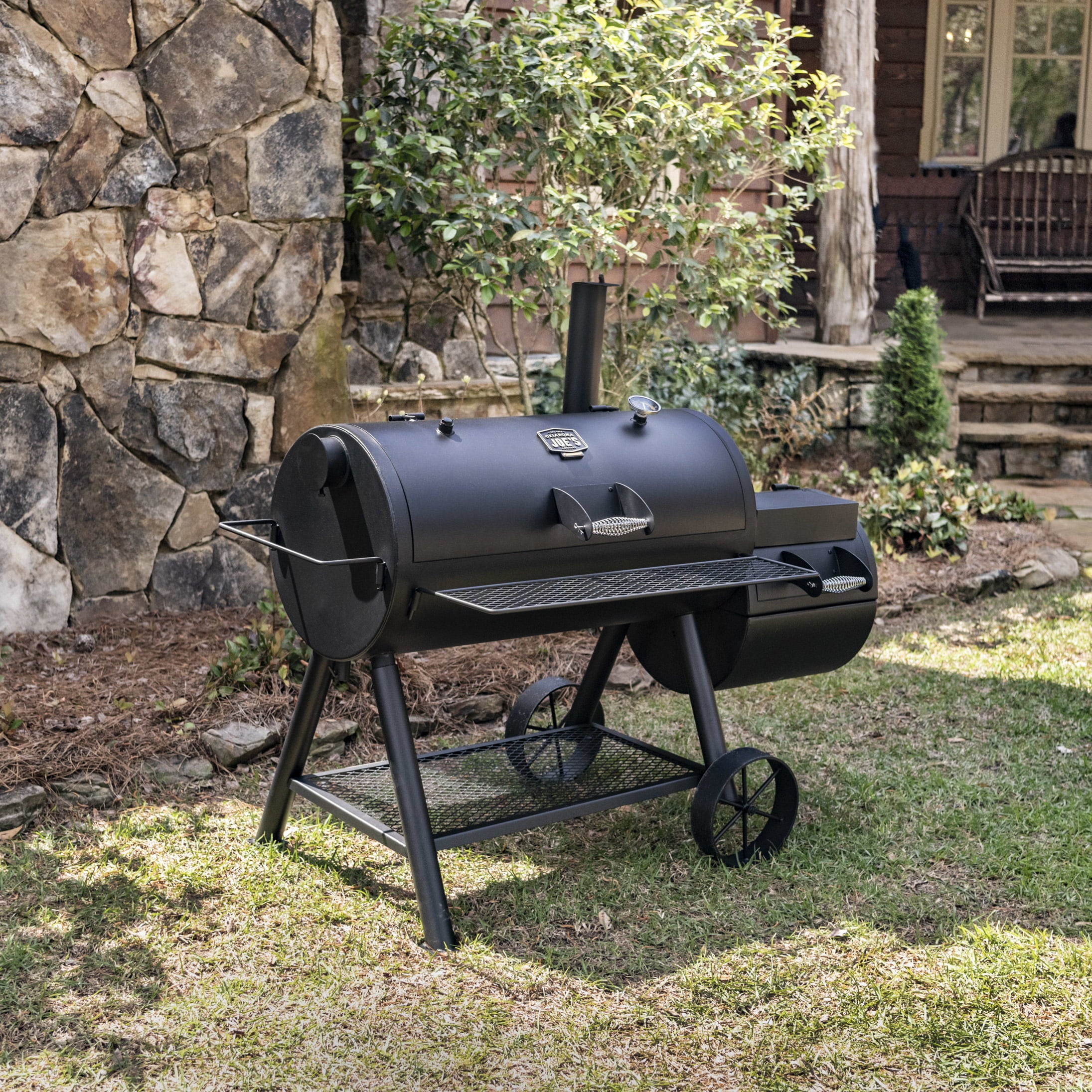 Longhorn Reverse Flow Offset Smoker I115355