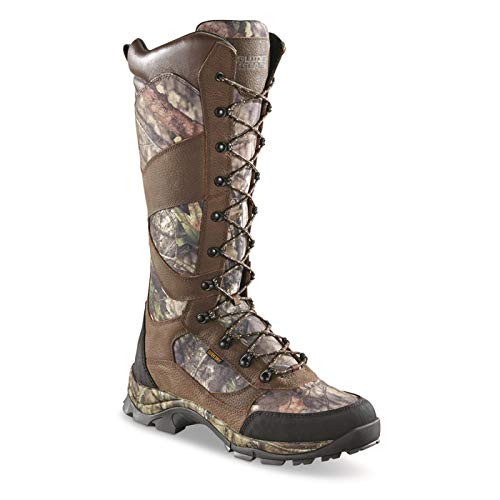 16" Leather Waterproof Snake Boots B580