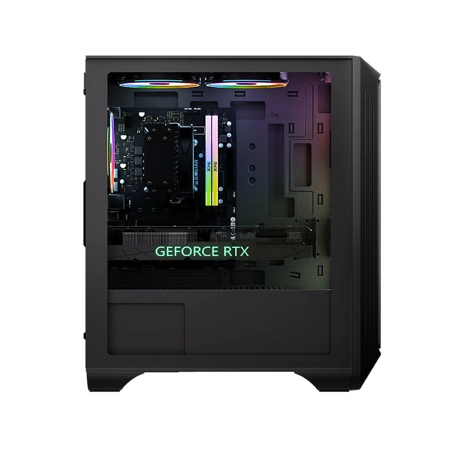 Black Gaming Desktop Intel Core i5-13400F RTX 4060 16GB DDR5 1TB M.2 NVMe Gen3 RGB Fan Cooling 650W 80+ Gold Wifi Windows 11 Home O8791