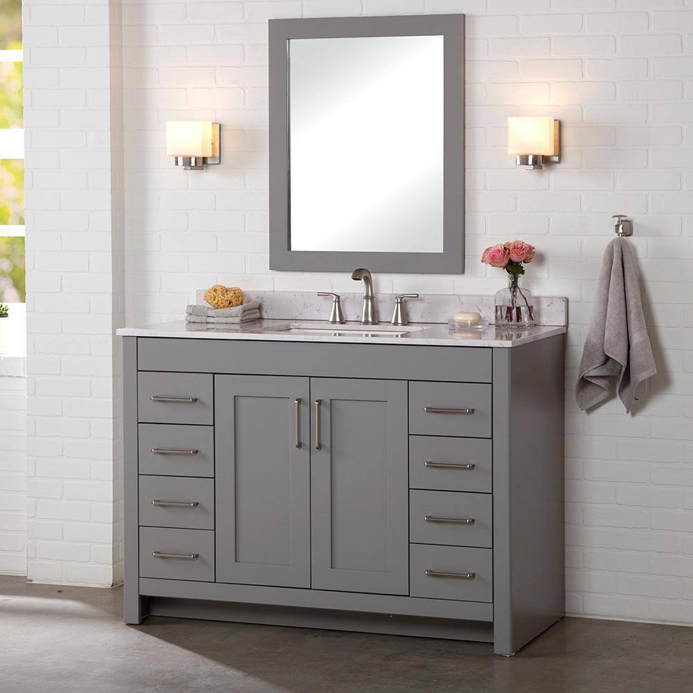 Sterling Gray Bath Vanity Cabinet U425