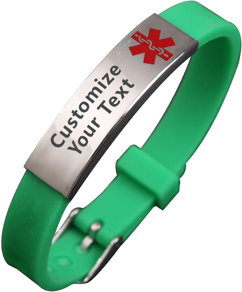 Silicone Medical Alert Wristband U2336