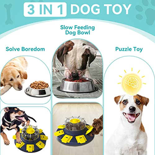 Dog Treat Puzzle Feeder Toys, Level 2 in 1 M788