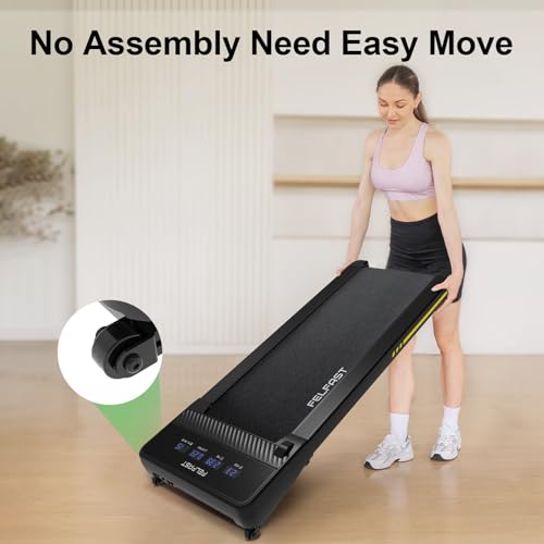 Under Desk Treadmill with 12% Auto Incline, 4 MPH Max, 265Lbs Weight Capacity O382