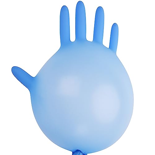 Disposable Nitrile Gloves 6 mil Blue Heavy Duty Latex Free S35108
