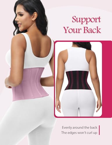 Short Torso Waist Trainer Corset Waist Cincher Body Shaper with Zipper Hooks V478327