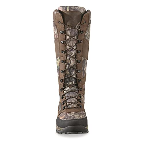 16" Leather Waterproof Snake Boots B580