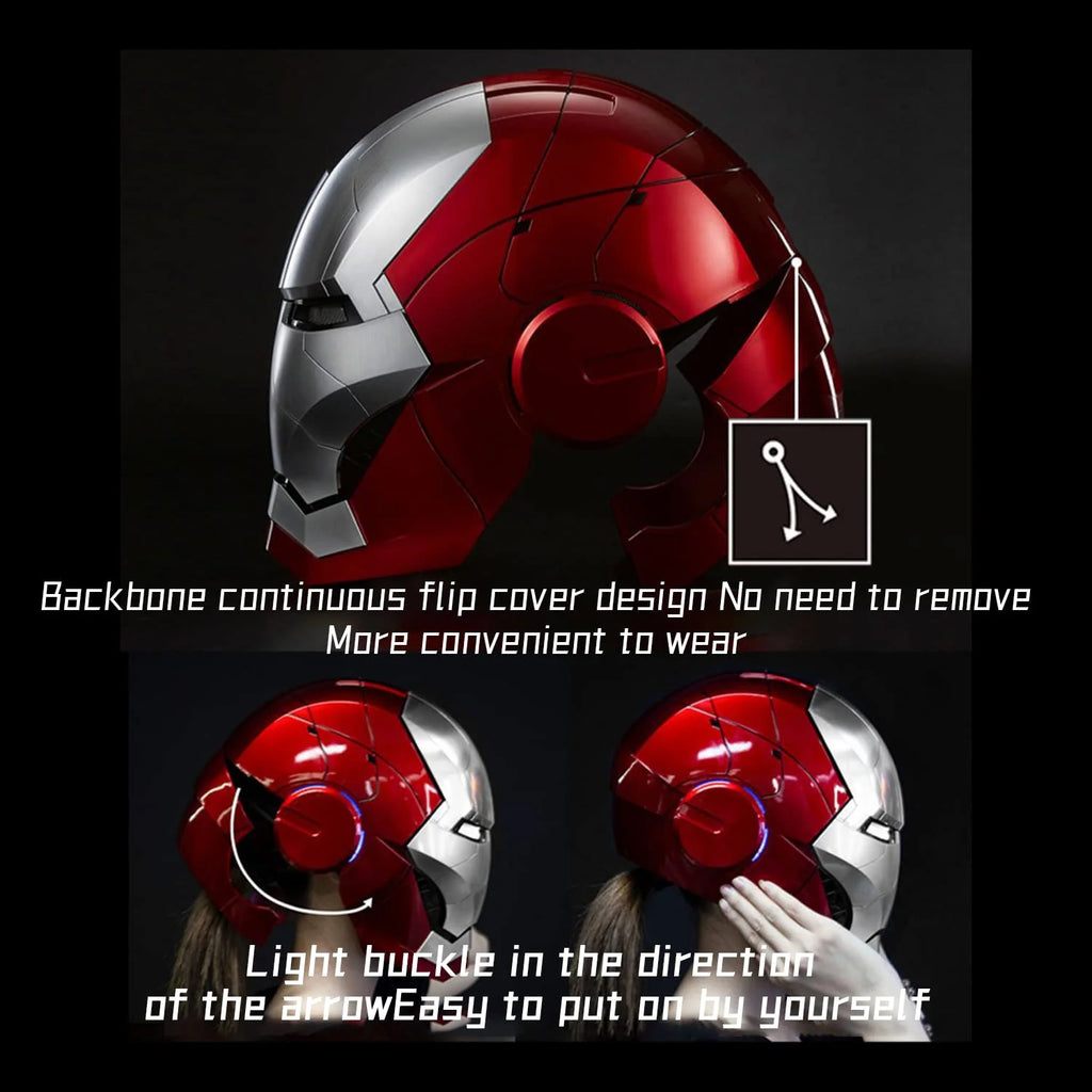Iron Man Helmet Electronic Mask with Sounds & LED Eyes 1:1 Model F352