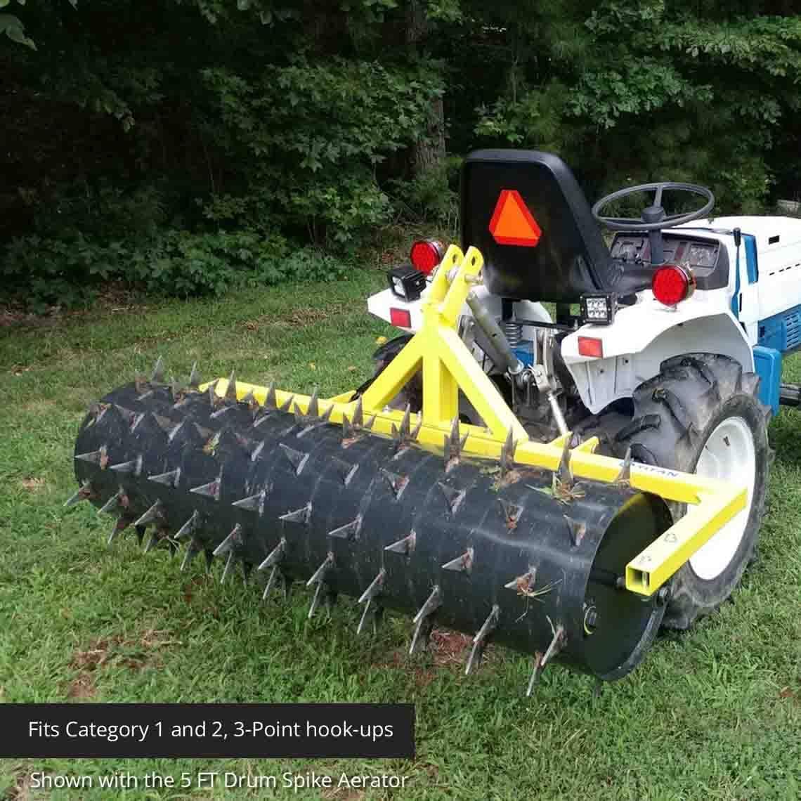 6 FT Drum Spike Aerator N8486