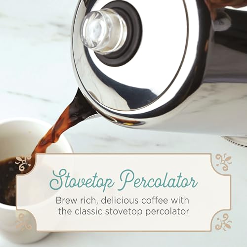 Stainless Steel Coffee Percolator - 8 Cup A50746
