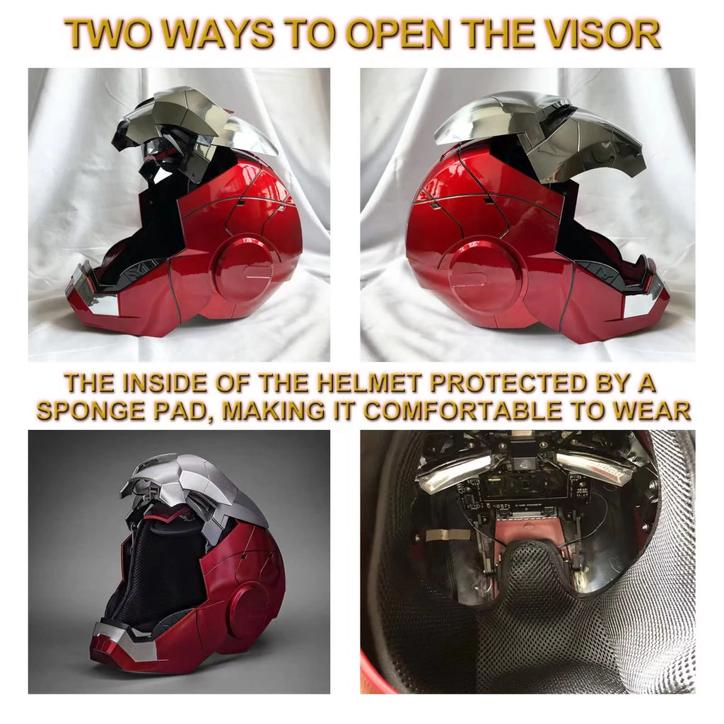 Iron Man Helmet Electronic Mask with Sounds & LED Eyes 1:1 Model F352