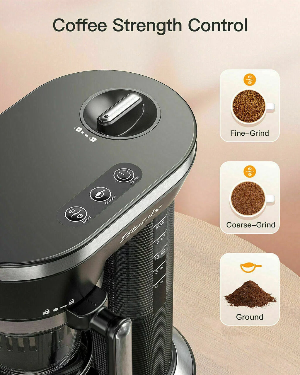 Automatic Coffee Maker & Grinder Single Cup A2997