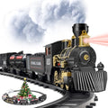 Electric Black Train Set with Water Steam, Sounds & Lights L2077