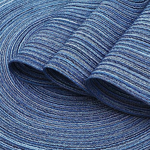 Glitter Gold Round Braided Placemats Set of 8 J35305