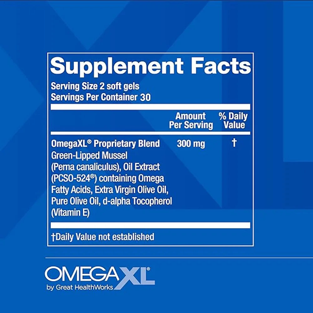 60 Softgels with Green Lipped Mussel Extract G926