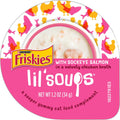 Lil' Soups with Sockeye Salmon in Chicken Broth Lickable Cat Food Topper, 1.2-oz cup, case of 8 T957830