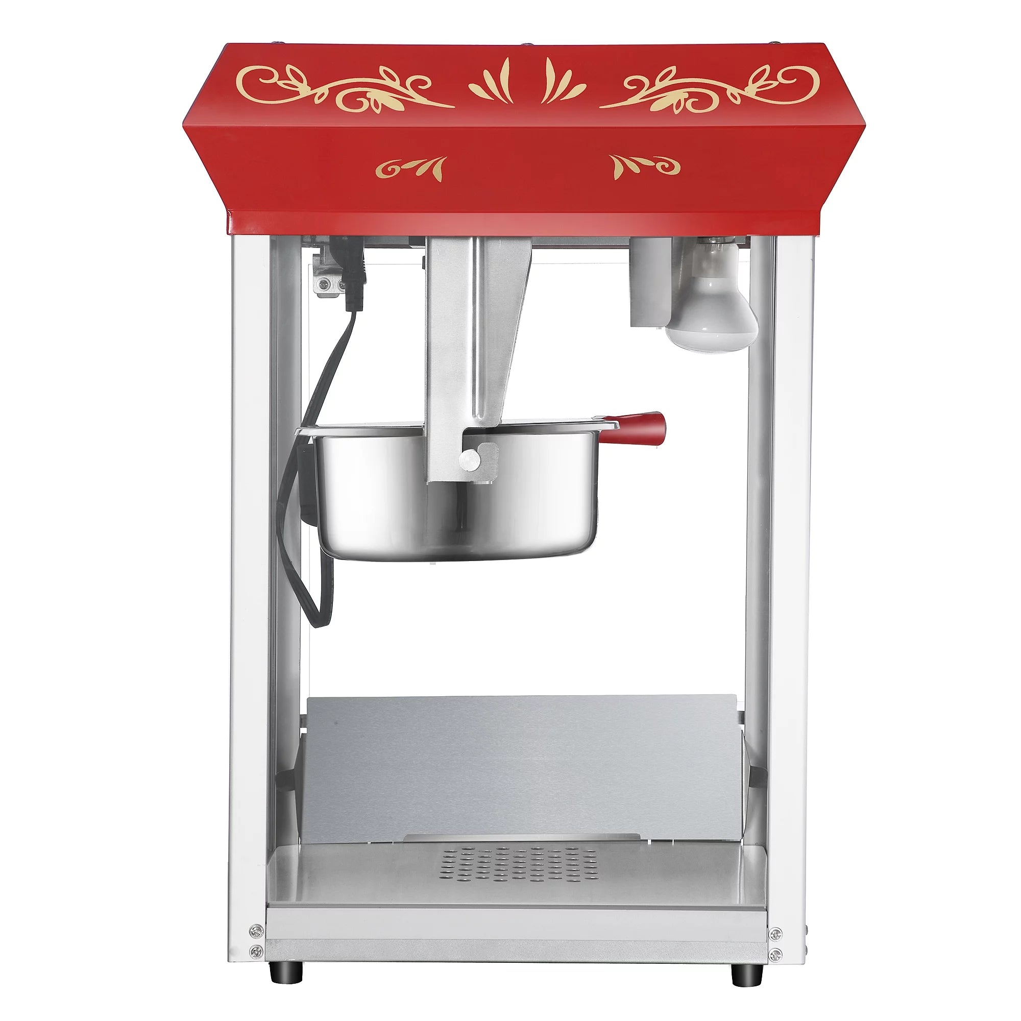 Red Countertop Popcorn Popper Machine, 8 Ounce Z606