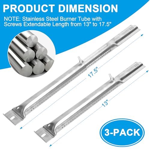 4-Pack Stainless Steel Adjustable Grill Burner Tubes N474059