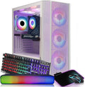Gaming Desktop PC, Intel Core i7 3.4G up to 3.9G, 16G RAM, 1T SSD, Radeon RX 5600 XT 6G GDDR6, 600M WiFi, BT 5.0, RGB Fan x 6, W10H64 G47005
