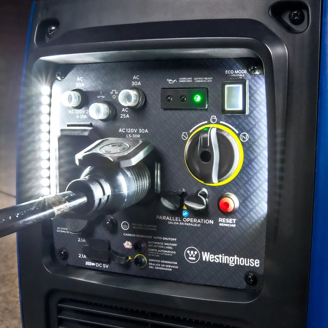 3700 Peak Watt Gas Powered Portable Inverter Generator with CO Sensor U6392